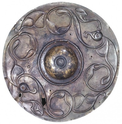 Figure 3. The early Iron Age (350 BC–150 BC) Wandsworth shield boss found in the River Thames; © The Trustees of the British Museum.